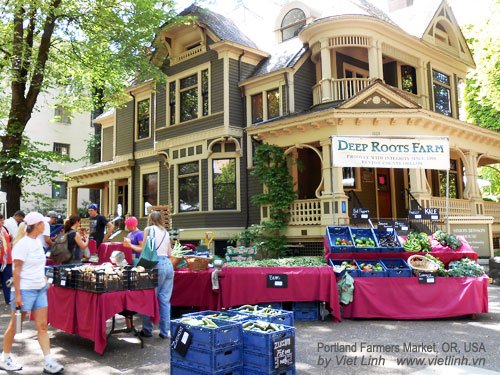 Portland Farmers Market (Portland, Oregon state, USA)